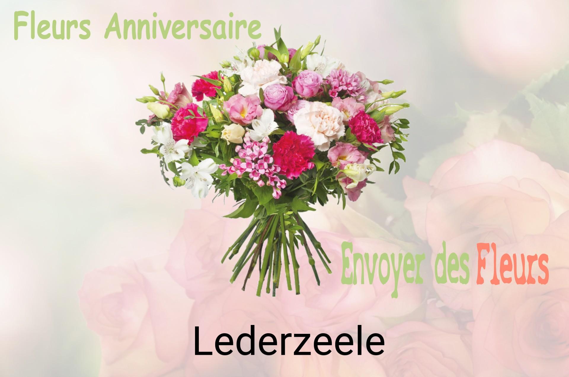 Bouquet de fleurs d’anniversaire livré à Lederzeele